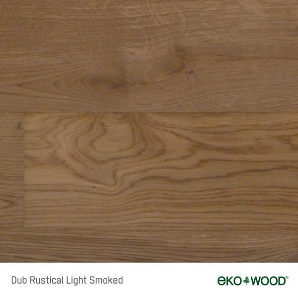 Dub Rustical LIGHT SMOKED TRANSPARENT – drevená podlaha